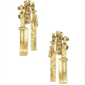 Kendra Scott Holland artisanal pounded metal post earrings